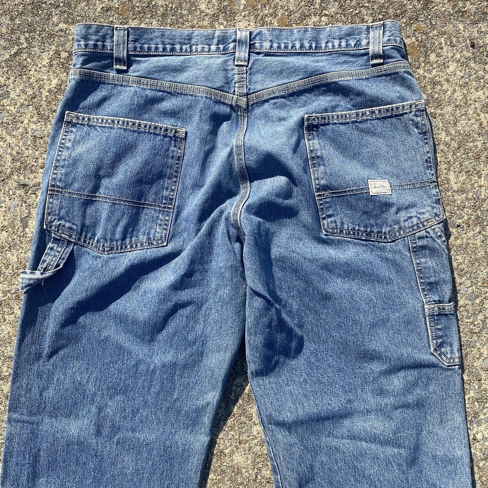 VTG Levi Strauss Signature Carpenter Jean 36x32 Wide Leg 90s Y2K Baggy VGC